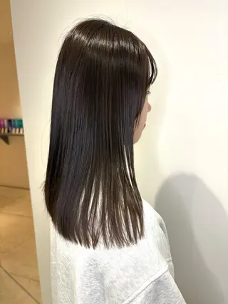 カラー オリーブヘア🫒/ ハイライト/志賀のヘアスタイル