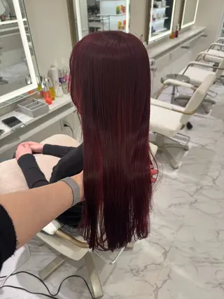 ロング カラー ParveMix🍀 藤原愛未のヘアスタイル