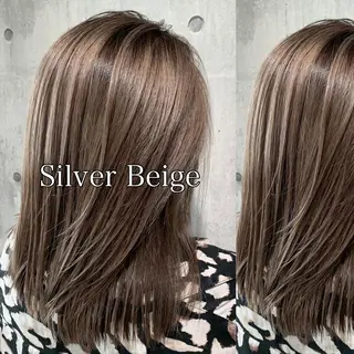 ミディアム mimiiy梅田 中崎町ハイトーンのヘアスタイル