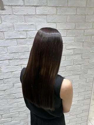 ロング 安井　昴 💫ブリーチ縮毛矯正のヘアスタイル