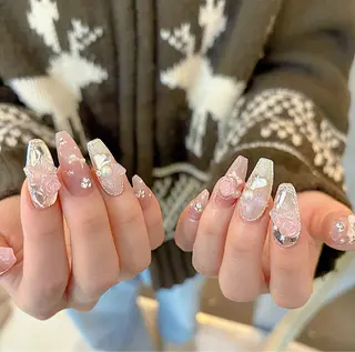 ネイル 波 なみのネイルデザイン