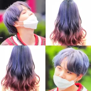 ロング カラー 韓国ヘア🤍髪質改善 🇰🇷AKANEのヘアスタイル