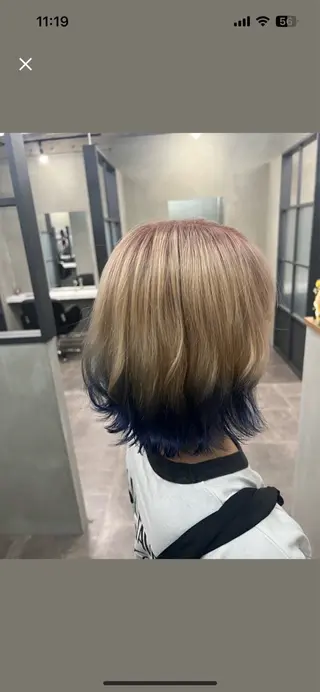 ショート カラー 小顔カット/髪質改善 /  店長 河井雄貴のヘアスタイル