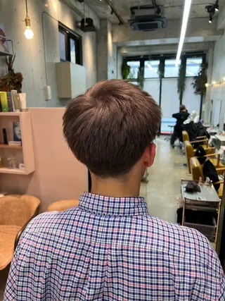 メンズ カコ/レイヤーカット ヘアアレンジのヘアスタイル