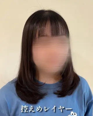 セミロング IORI #韓国ヘア#髪質改善のヘアスタイル