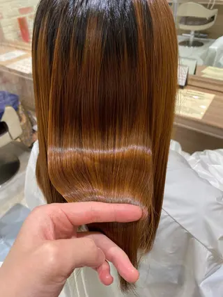 セミロング 🔸縮毛矯正/髪質 改善カラー石崎🔸のヘアスタイル