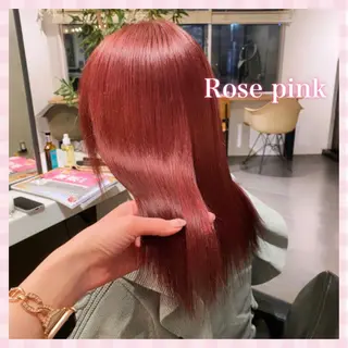 セミロング カラー 💗ガーリーヘア🎀 saki💗のヘアスタイル