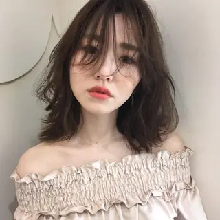 セミロング カラー パーマ HAIR CALM所属・太田 健介【髪質改善】のヘアスタイル