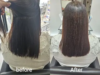 セミロング 寺西紗友望/髪質改善 ストレート/ボブのヘアスタイル