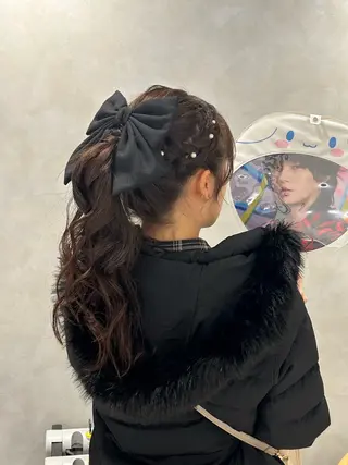 ヘアアレンジ ubu share salon所属・鈴村緋女／ヘアセット ／耳ツボジュエリーのその他イメージ