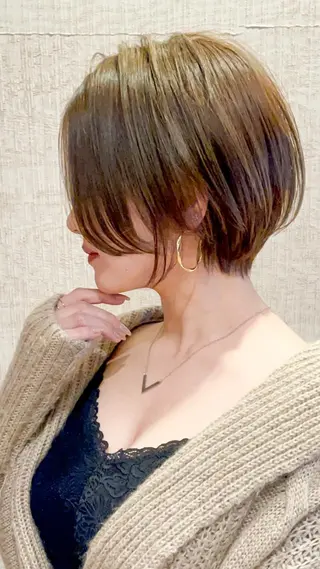 ショート 似合わせ◎新宮中央 徒歩１分/田中優衣のヘアスタイル