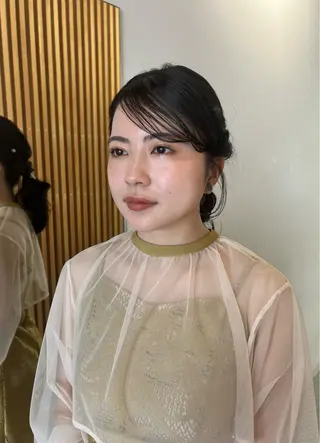 アイブロウ Nana/透けカラー ×似合わせカットのヘアスタイル