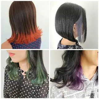 セミロング カラー ヘアアレンジ 成瀬 弘光のヘアスタイル