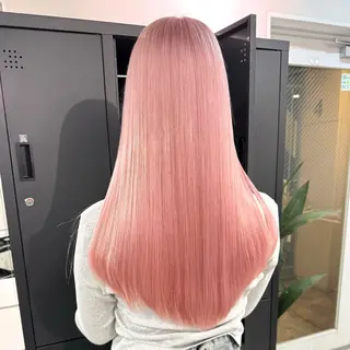 ロング カラー 渋谷🎨ハイトーン× エクステ🎨レンのヘアスタイル