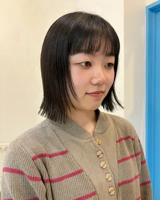 ショート ボブ／ミニボブ／ akaneのヘアスタイル