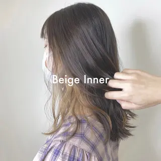 セミロング カラー Eri 🌿透明感・艶カラーのヘアスタイル