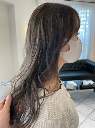 ロング 韓国風ヘア♡ runaのヘアスタイル