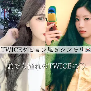 セミロング カラー 顔周り特化/韓国ヘア /レイヤー/吉野幸大のヘアスタイル