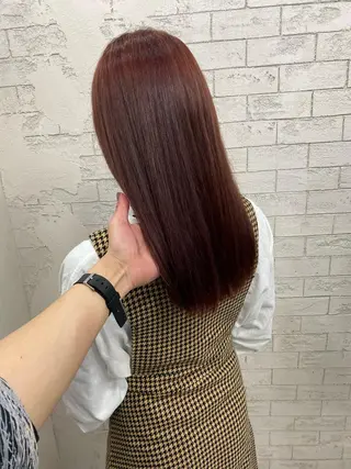 ロング カラー ホワイト/店長/カラ ー講師/錦糸町/岩崎のヘアスタイル