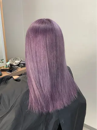 セミロング 髪質改善カラー🫧 横浜/liberteのヘアスタイル