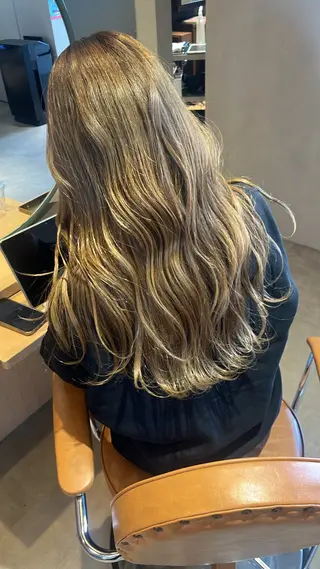 ロング 中屋 日和のヘアスタイル