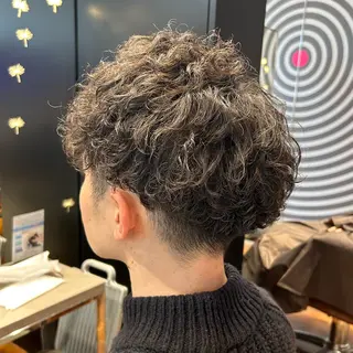 パーマ メンズ 波巻き/ツイスパ/ メンズ特化🐺米山歩のヘアスタイル