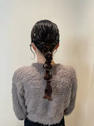 ロング ヘアアレンジ 横浜アレンジ/メンズ カット/yuukaのヘアスタイル