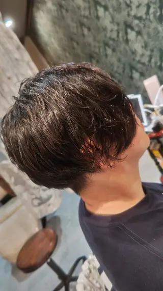 ミディアム yas骨格修正カット ヤス派手神美容師のヘアスタイル