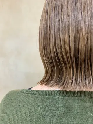 ミディアム カラー 矢場町/ダブルカラー /レイヤー/アリサのヘアスタイル