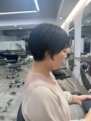 ショート mio/【日本橋】 パーマモデルのヘアスタイル