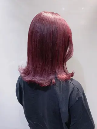 ミディアム カラー ヘアアレンジ As hair所属・柔らか垢抜けｶﾗｰと ｶｯﾄ🫧ASUKAのヘアスタイル