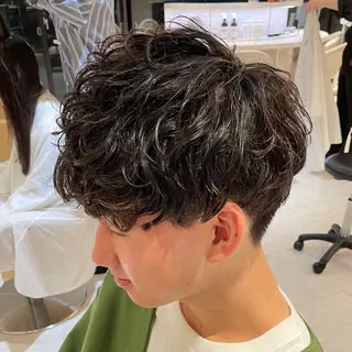ショート パーマ メンズ メンズ専門美容師✂︎ 大庭勝己のヘアスタイル