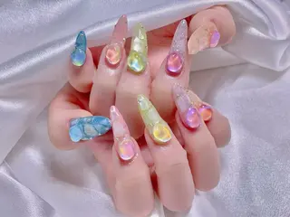 ネイル 長さだし専門店 M2　rikaのネイルデザイン