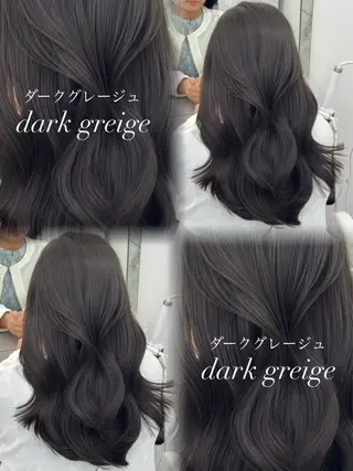 ロング カラー 韓国ヘア　紗希 🦋のヘアスタイル