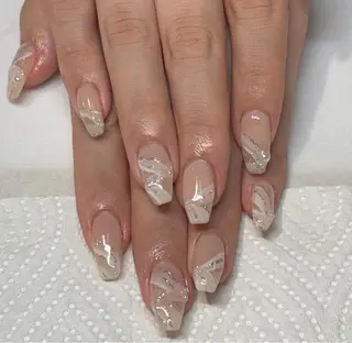 ネイル 🩶韓国/ワンホン myu🩶のネイルデザイン