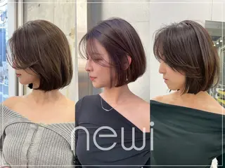 ショート カラー newi saLyu ネウィ　サリューのヘアスタイル