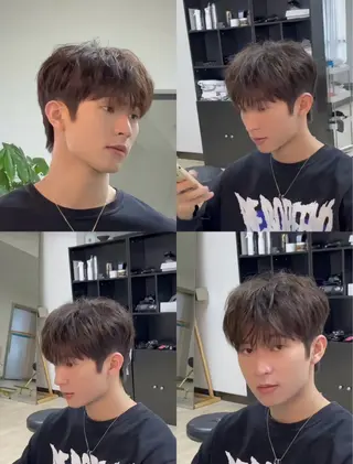 メンズ コウ チホウのヘアスタイル