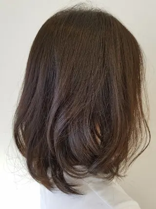 ミディアム カラー 髪質改善/ハイライト 小林秀樹のヘアスタイル
