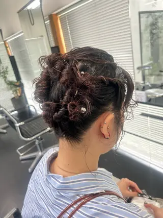 ヘアアレンジ 船坂 詩乃のヘアスタイル