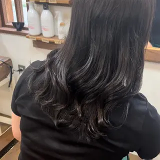 ロング カラー レイヤー/透明感 カラー🫧‪平井のヘアスタイル