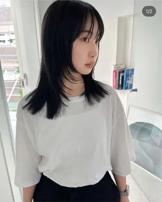 ミディアム MIGxLIG所属・けー ボブのヘアスタイル