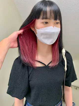 カラー 🫧レイヤーカット/ 韓国ヘア🫧白石輝のヘアスタイル