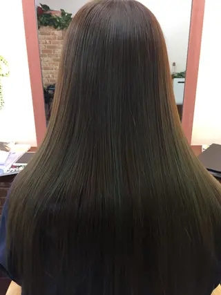 ロング カラー パーマ 桧山 真のヘアスタイル