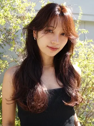 ロング SALT WATER所属・南堀江ハイトーン ×カットMIKU🍒のヘアスタイル