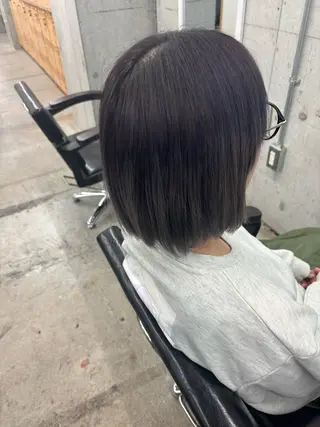 ショート カラー ✨ブリーチなし透明感 ✨カラー💍Yuriのヘアスタイル