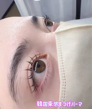 パーマ ユミナガ ジンのマツエク・マツパデザイン