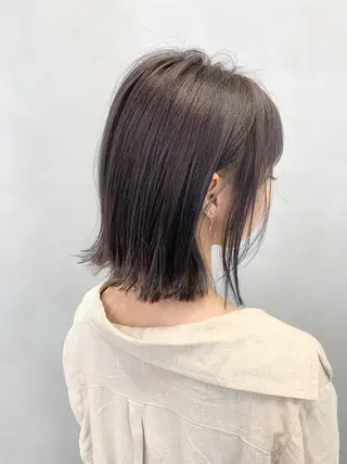 ミディアム カラー レイヤー/大人メンズ パーマ🌀 平島拓也のヘアスタイル