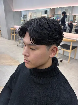 パーマ メンズ 🌀toa/波巻き✨ /メンズパーマ／栄のヘアスタイル