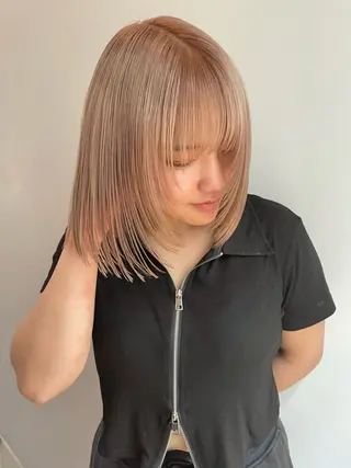 ミディアム 韓国/透明感 Veluaのヘアスタイル