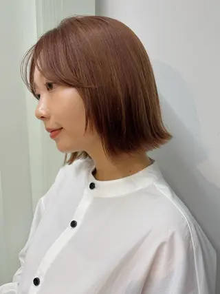 ミディアム ボブ/ミディアム 親しみやすさ/さくらのヘアスタイル